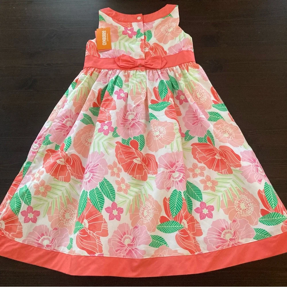 Gymboree Girls 7 Floral Dress Fairy Blossom Pink